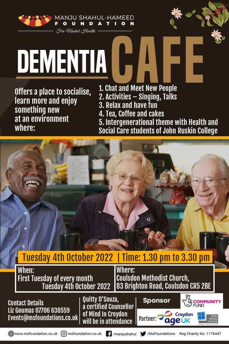 Dementia Cafe poster