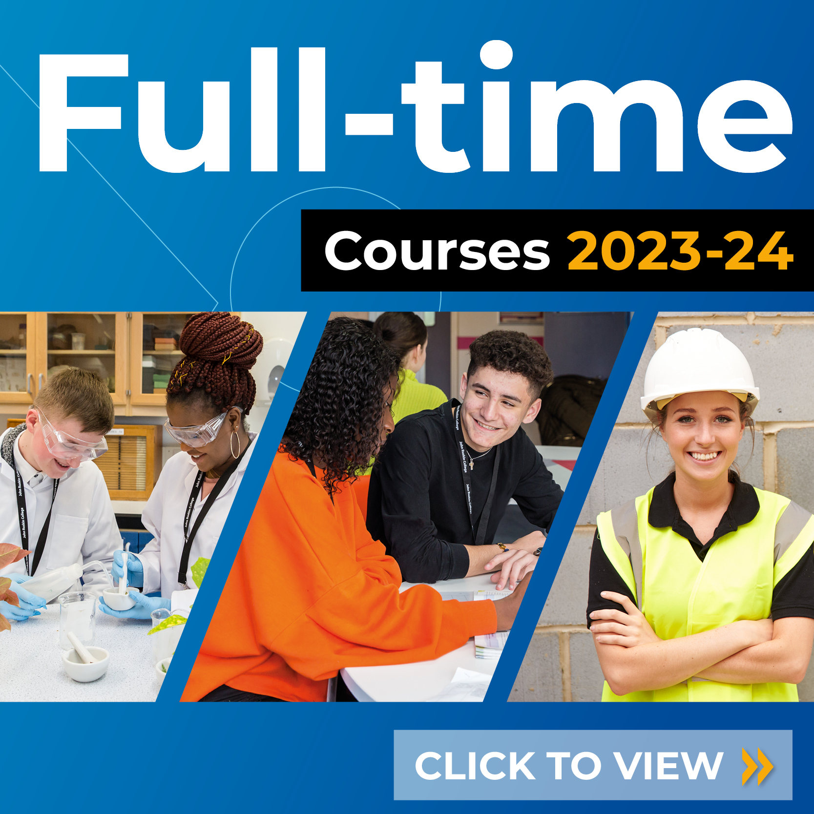 Full-time courses - click to view