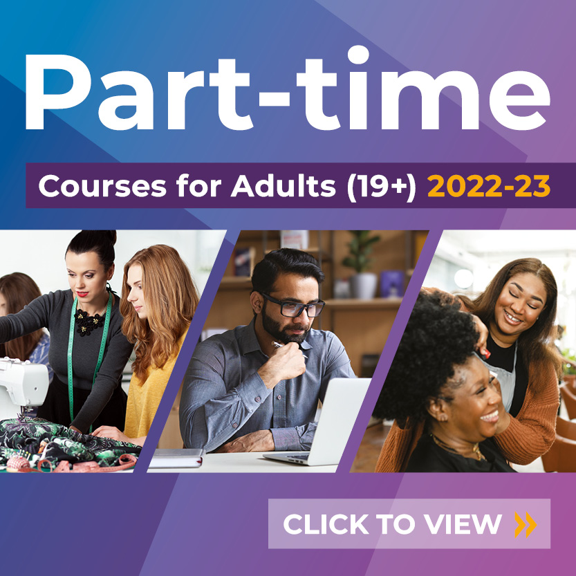 Part-time courses - click to view