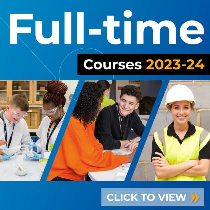 NEW! Launch of Full-time courses for 2023-24