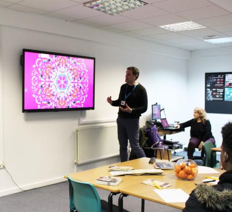 Scaramanga Agency gives design briefing to Art & Design students 