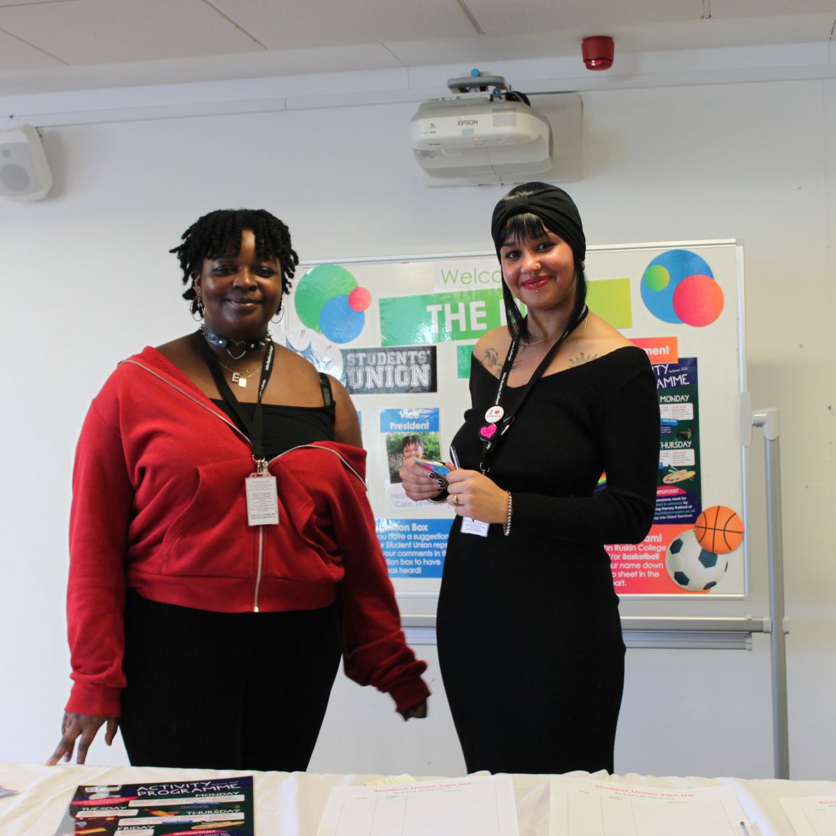 Members of the Student Union at the Freshers' Fair